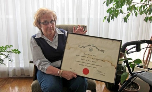 Marlene-Arron_Dal's first DH degree in 1963_530x320
