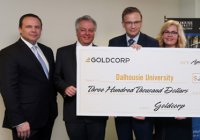 Goldcorp cheque presentation