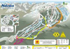 Nakiska ski map
