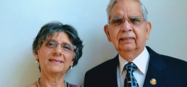 Dr. and Mrs. Rajender Parkash