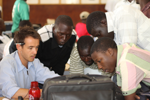 Pickard at Gambia Technical Training Institute