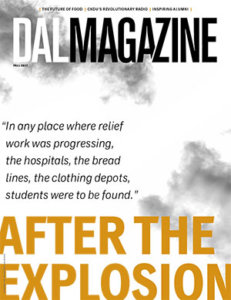 Dal Magazine fall 2017 cover - Halifax Explosion