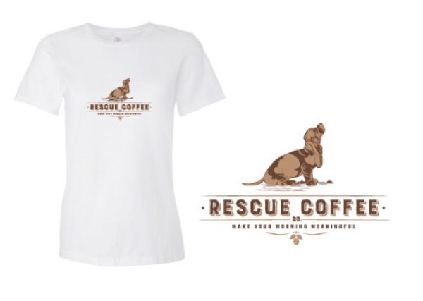 Rescue Coffee Co t-shrt and logo