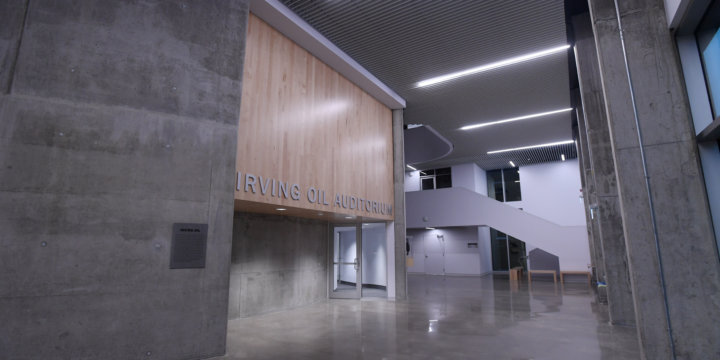 Irving Oil Auditorium, Richard Murray Design Building