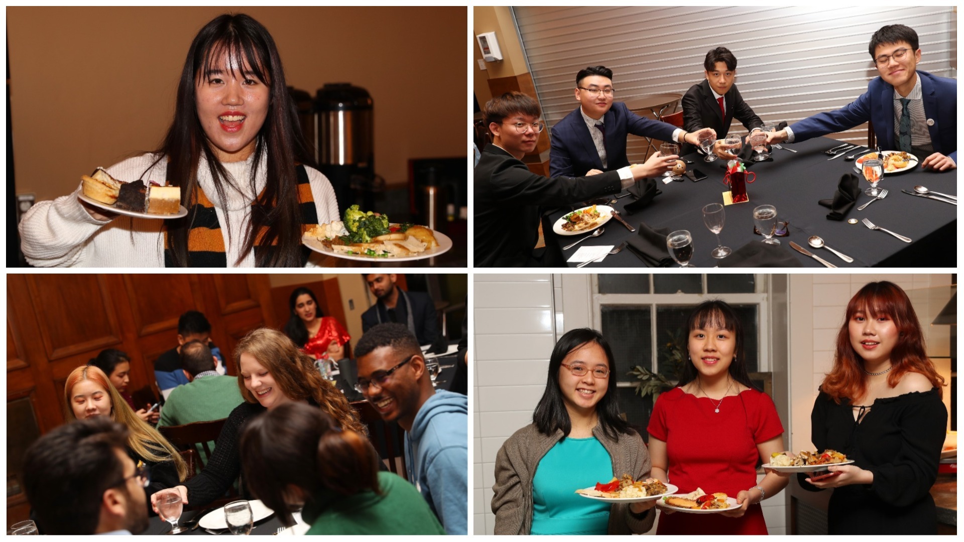Photos from the 2018 International Student Holiday Dinner.